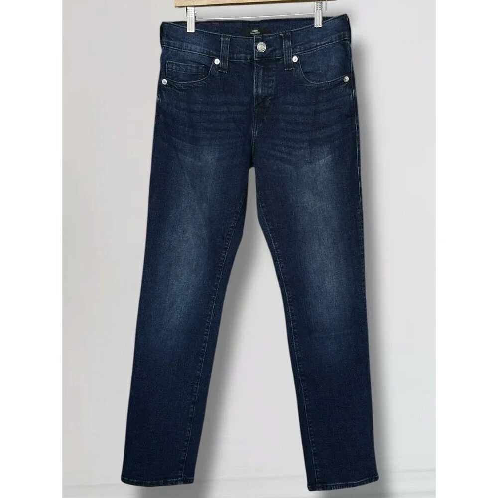 True Religion Geno Relaxed Slim Men’s W31 L34 Stretch Blue Denim Jeans